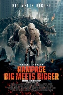 Rampage: big meets bigger - Key Art